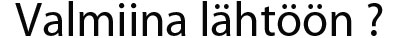 Valmiina polkemaan